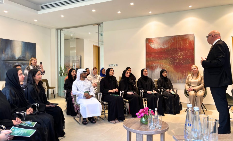 Future Emirati Diplomats Visit the Lithuanian Embassy in Abu Dhabi