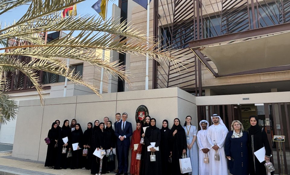 Future UAE Diplomats Introduced to Lithuania and Its Ties with the Gulf Region