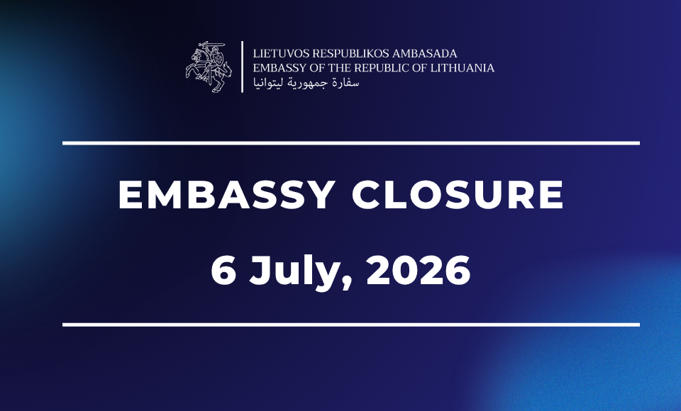Embassy closure on 6 July